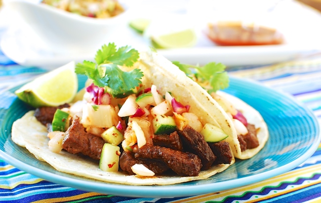 Galbi taco (Korean Bapsang)
