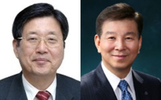 왼쪽부터 강길부, 박대동 의원.
