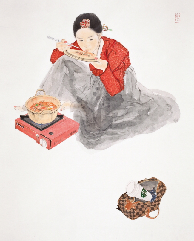 아차(我差) 라면, 145×117㎝
[사진제공=김현정 작가]