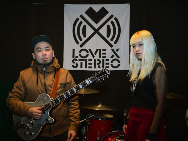 Electro-rock band Love X Stereo at the band’s studio in Eunpyeong-gu, Seoul (Yoon Byung-chan/The Korea Herald)