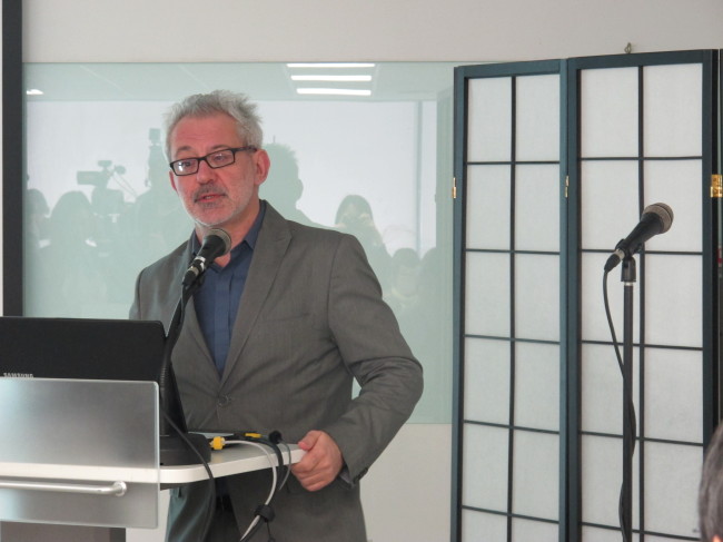 Bartomeu Mari, director of the MMCA, announces the 2016-18 plan for the state-run museum at the MMCA Seoul on Friday. (MMCA)