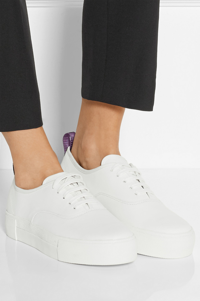EYTYS white leather sneakers. $235 at Net-a-Porter.com. (Net-a-Porter/TNS)