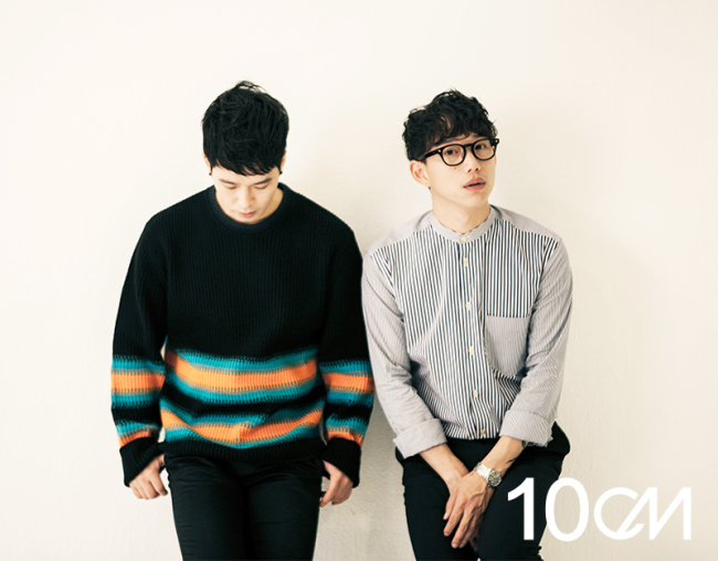 Male indie duo 10cm (C-JeS Entertainment)