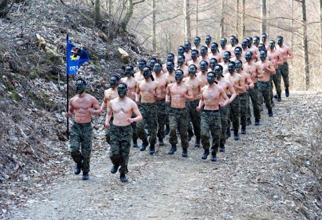 South Korean armed forces partake in winter training. (Ministry of National Defense)