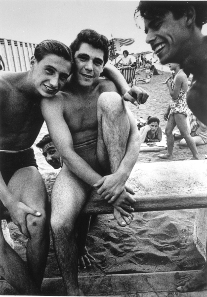 Ostia Beach Vertical by William Klein (Collection Frac Aquitain)