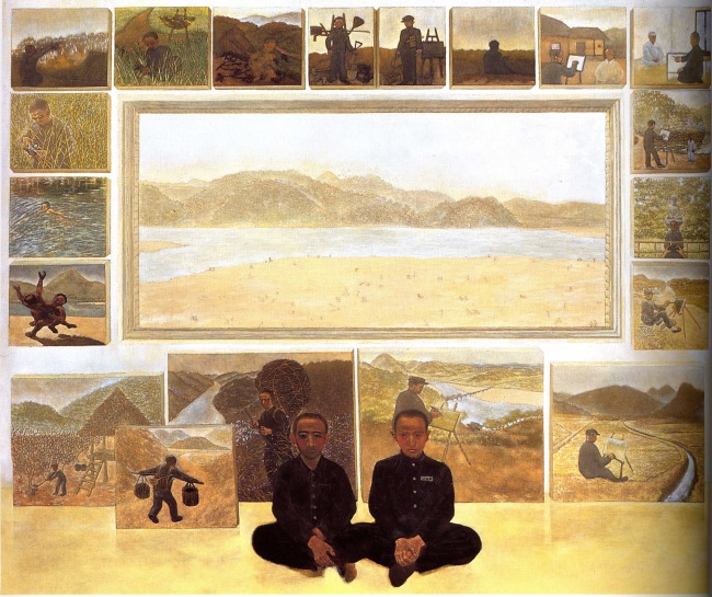 자연예술가와 화가-봄, 162.2×130.3㎝(100호), 2005  [사진제공=대전시립미술관]