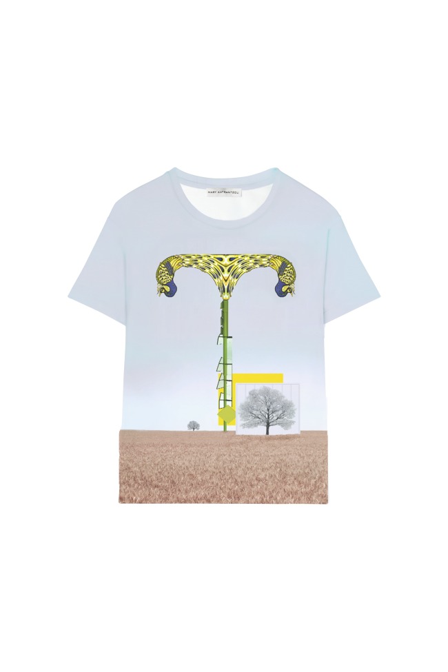 “T for Tree” T-shirt by Mary Katrantzou (Captured image from marykatrantzou.com)