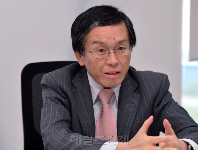 '미움받을 용기' 저자 기시미 이치로. 윤병찬 기자/yoon4698@heraldcorp.com
