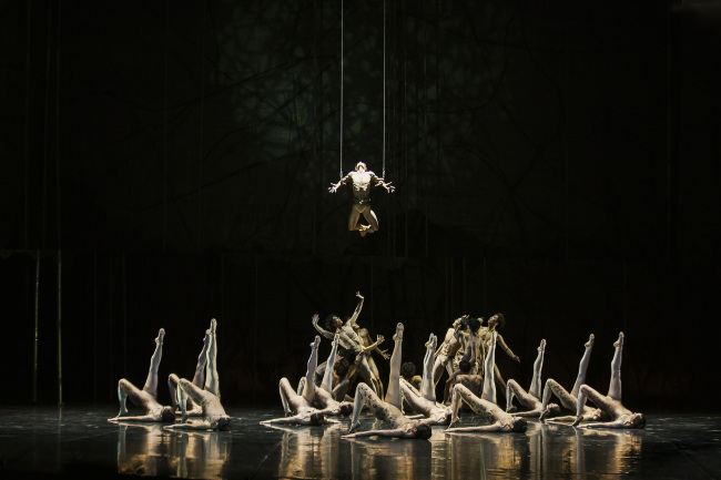 A scene from the Korean National Ballet’s production of “The Rite of Spring.” (Korean National Ballet)