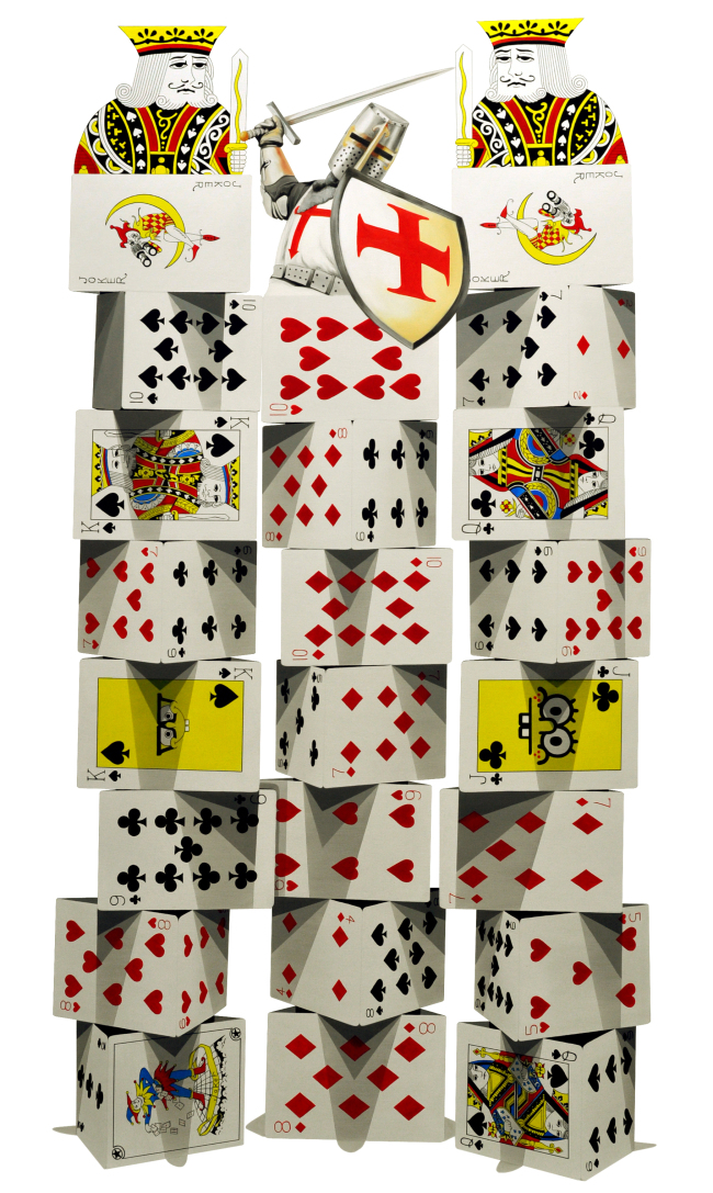 Card tower, 캔버스에 유채, 162.2×112.2㎝ 2015  [사진제공=헤럴드아트데이]