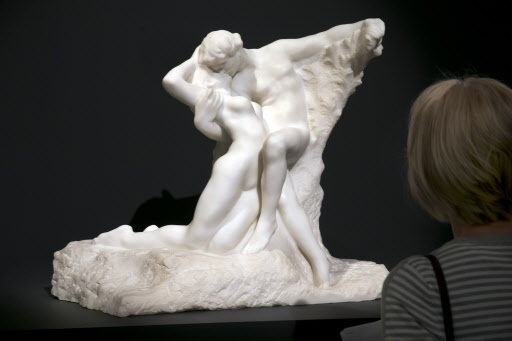 Rodin’s “Eternal Springtime” is viewed during the spring auction preview at Sotheby’s, in New York on March 29. (AP-Yonhap)