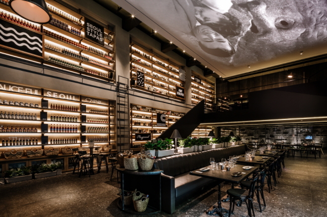 An interior view of SM Entertainment’s restaurant SMT Seoul, located in Gangnam-gu (SM Entertainment)