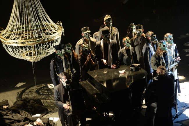 A scene from the Russian play “The War,” which will be staged as the opening performance at this year’s Uijeongbu Music Theatre Festival on May 13 and 14. (Uijeongbu Music Theatre Festival)