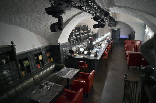 A picture taken on April 13 shows a view of Aragvi restaurant in Moscow. (AFP-Yonhap)