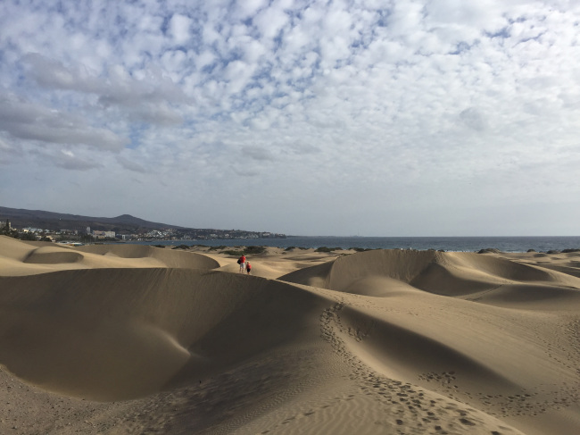 The sand dunes at Maspalomas, on the south end of Gran Canaria. (Chicago Tribune/TNS)