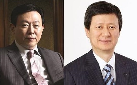신동빈 롯데 회장(좌)와 신동주 전 일본 롯데 홀딩스 부회장(우)
신동빈 롯데 회장(좌)와 신동주 전 일본 롯데 홀딩스 부회장(우)
