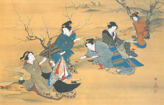 “The Beauty” by Teisai Hokuba, Edo period (Hwajeong Museum)