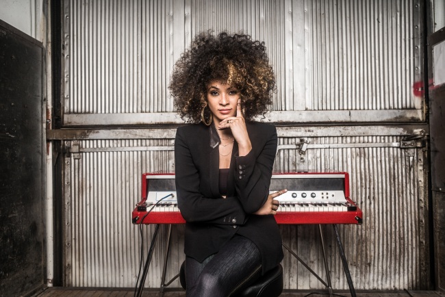 Singer Kandace Springs is featured in a promotional photo for her new LP, “Soul Eyes,” which will be released on July 1. (Capitol Music Group)