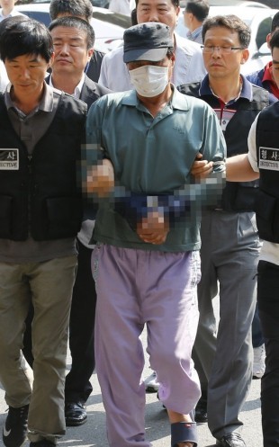 서울 수락산 등산로 피살 사건의 피의자 김 씨의 모습. [출처=헤럴드경제DB]