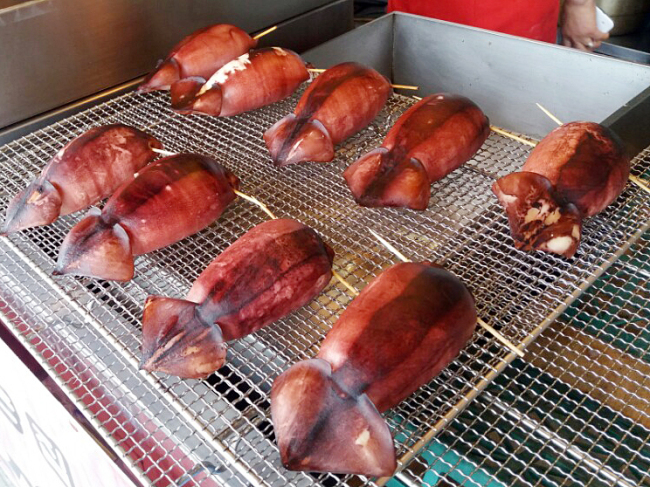 Local stuffed squid specialty (Christine Cho)
