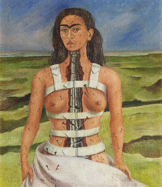 “The Broken Column” by Frida Kahlo (ⓒ2016 Banco de Mexico, Frida Kahlo & Diego Rivera Museums Trust)