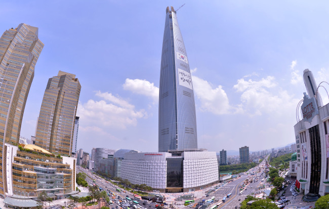 The Lotte World Tower in southern Seoul. The Investor