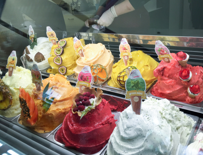 One of the many gelato spots in Vatican City and Rome, Italy. (Detroit Free Press/TNS)