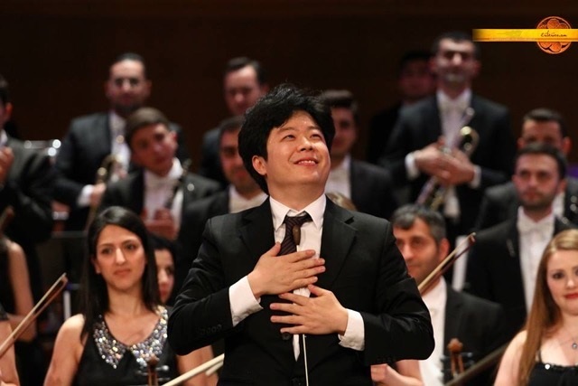 Germany-based Korean conductor Park June-sung wins the top prize for conducting at the 12th Aram Khachaturian International Competition held in Yerevan, Armenia, from June 6-14. (Aram Khachaturian International Competition)