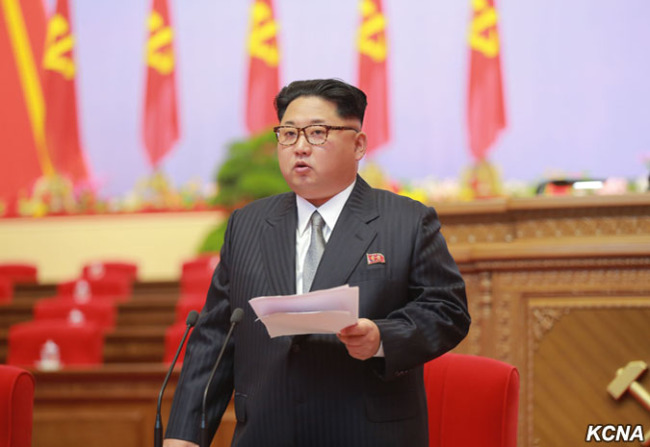 지난 5월 제7차 노동당대회 당시 김정은 위원장
지난 5월 제7차 노동당대회 당시 김정은 위원장