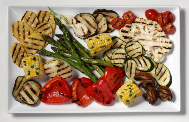 An assortment of grilled vegetables (Chicago Tribune/TNS)
