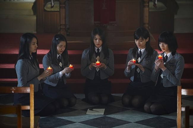 A scene from “Whispering Corridors” (Lotte Entertainment)