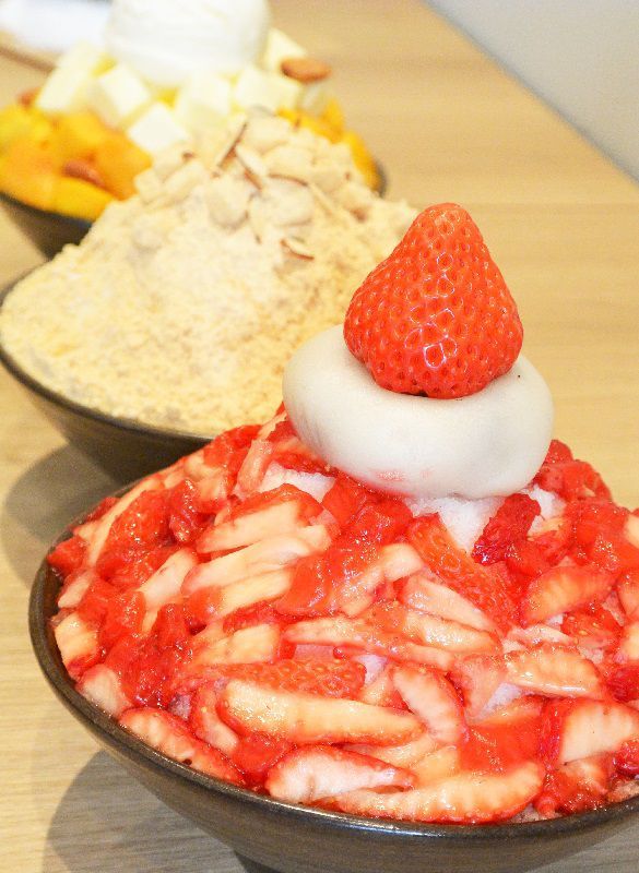 도쿄 하라주쿠에 문을 연 설빙의 판매하는 빙수들 [사진=ascii]