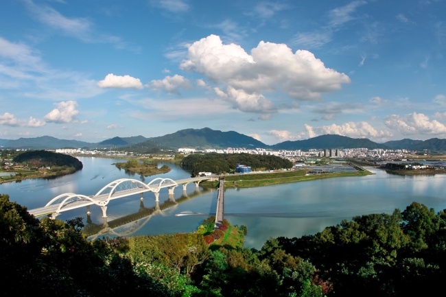 View of the Tangeum International Rowing Regatta, which will host Ironman 70.3 Chungju (Emerson K Partners)