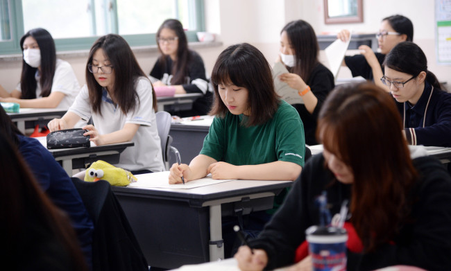전국연합학력평가…50만명 응시