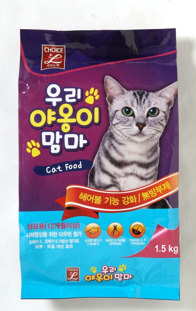 롯데마트의 애완용품 PB상품 초이스엘 야옹이 맘마 [사진제공=롯데마트]