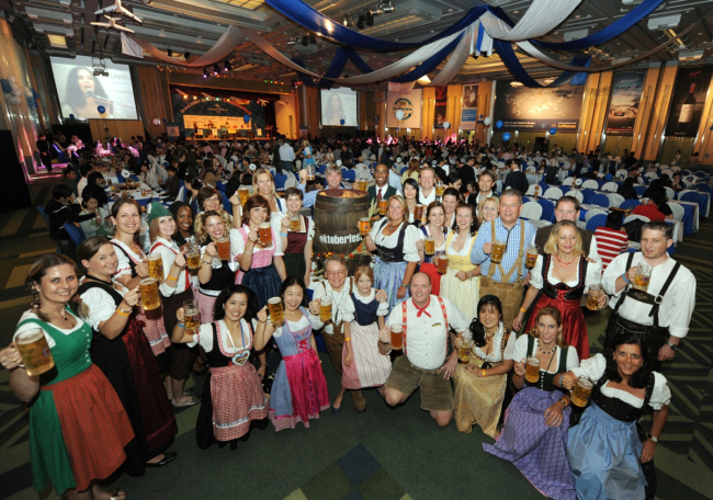 A scene from the Grand Hilton Seoul’s annual Oktoberfest. (Grand Hilton Seoul)
