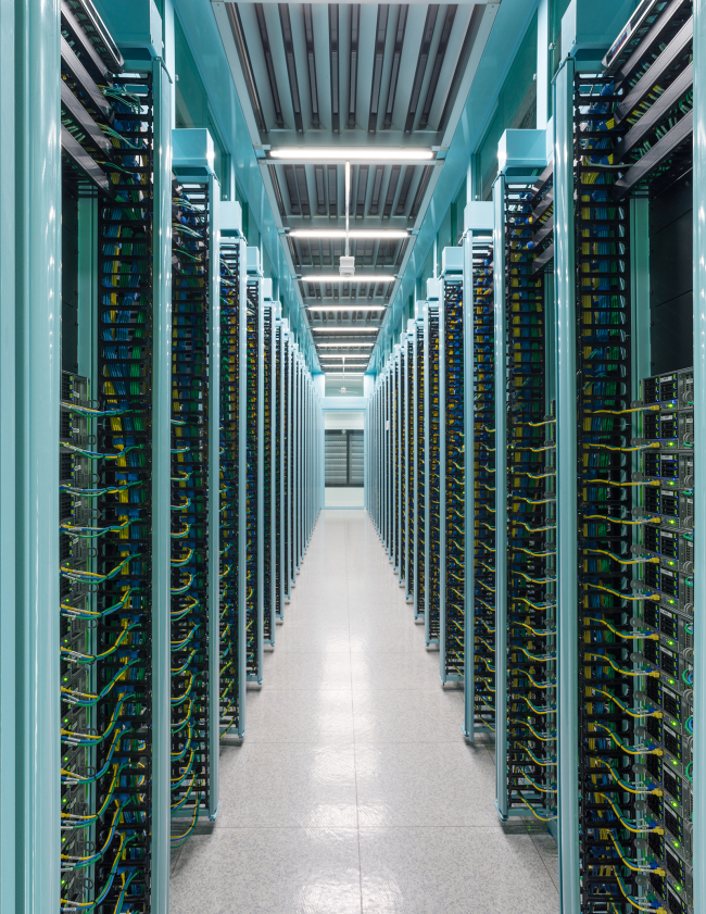A server room in Naver’s Data Center Gak (Naver)