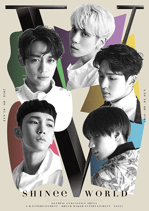 Promotional poster for SHINee’s upcoming concerts in September (S.M. Entertainment)