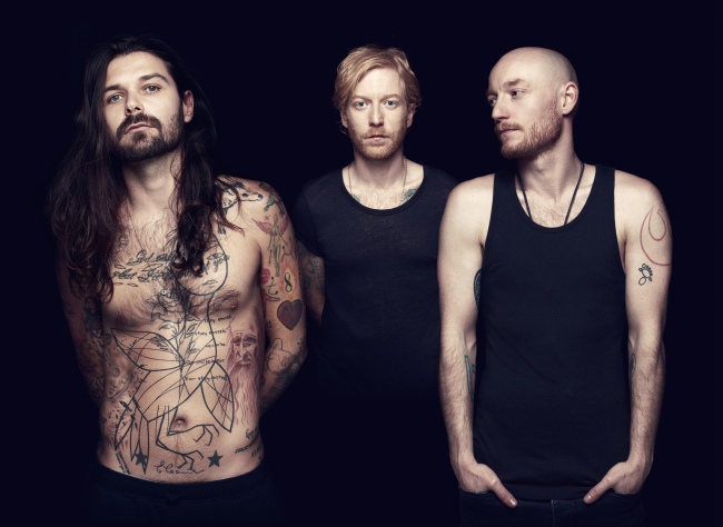 Simon Neil, James Johnston and Ben Johnston of Scottish rock band Biffy Clyro (CJ E&M)