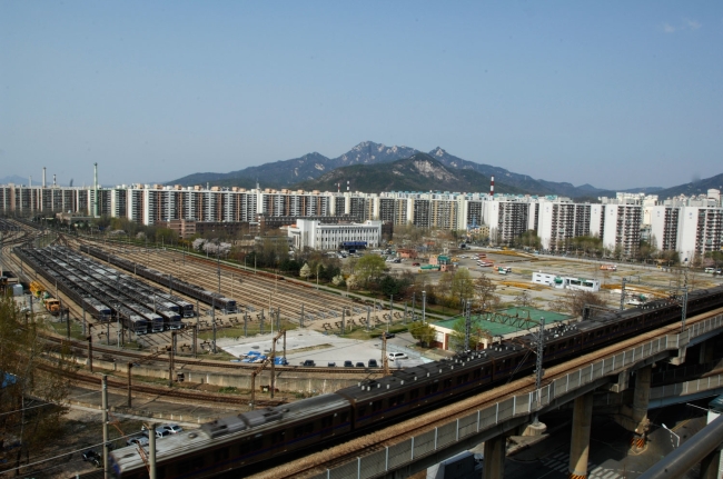 창동차량기지와 도봉면허시험장.  ［사진제공 =노원구］