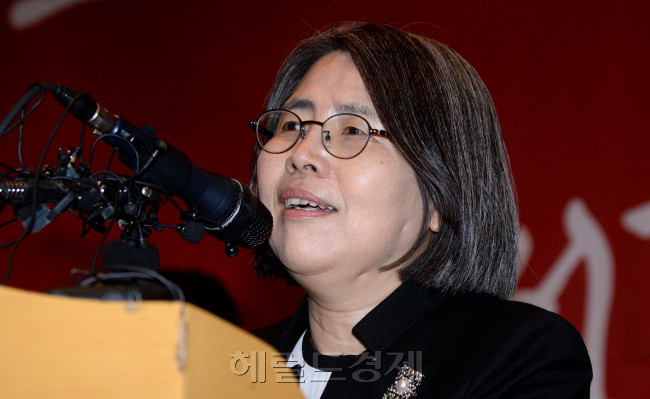 [사진설명= 김영란 전 국민위원장]