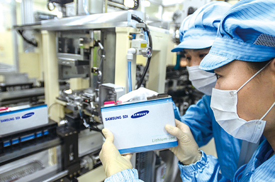 Samsung SDI's EV battery.
