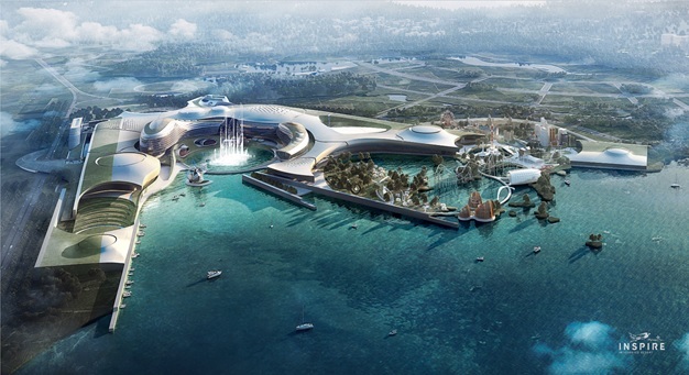An artist’s impression of the planned Inspire Integrated Resort.