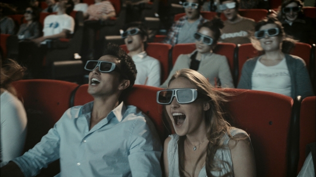 Moviegoers enjoy watching film at 4DX theaters. CJ CGV
