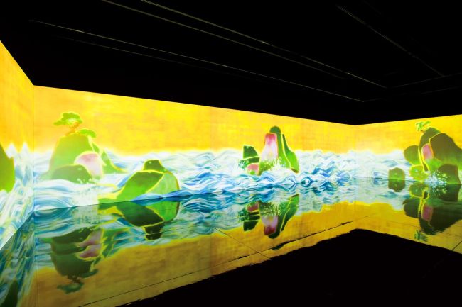 "100 Years Sea Animation Diorama" by teamLab, 2009 (teamLab)