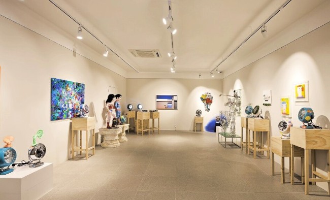 Limited edition prints and collaborative artworks are on display at Print Bakery flagship store in Samcheong-dong, Jongno-gu, Seoul. (Print Bakery)