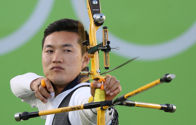 South Korean archer Ku Bon-chan (Yonhap)