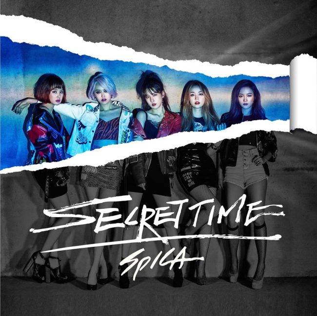 The cover of Spica’s latest single album “Secret Time” (Official Facebook)