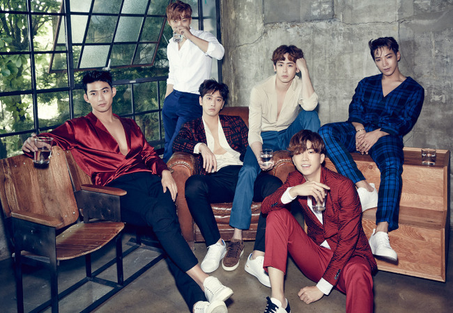 K-pop boy band 2PM (JYP Entertainment)