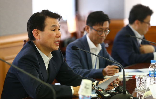 정은보 금융위 부위원장은 1일 서울 중구 명동 은행회관에서 관계기관 합동으로 단기금융시장 활성화 방안 TF 회의를 개최했다. [사진제공=금융위원회]
